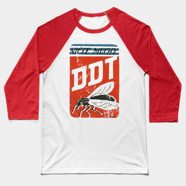 DDT Baseball T-Shirt by retrorockit